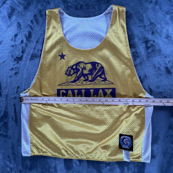 Tribe Head Reversible Lacrosse Jersey Men S Cali Lax Vintage Made in USA Y2K - Picture 5 of 14